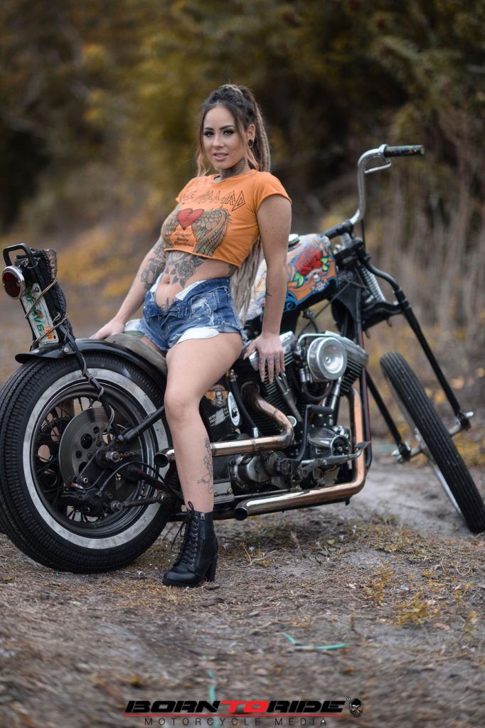 Biker Babe Velvet Queen Born To Ride Motorcycle Magazine