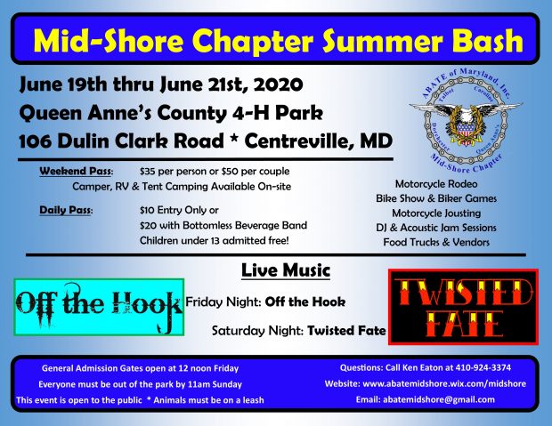 Mid-Shore ABATE Summer Bash