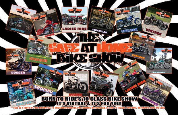 Born To Ride’s 10 Class Bike Show – It’s Virtual & It’s For You!