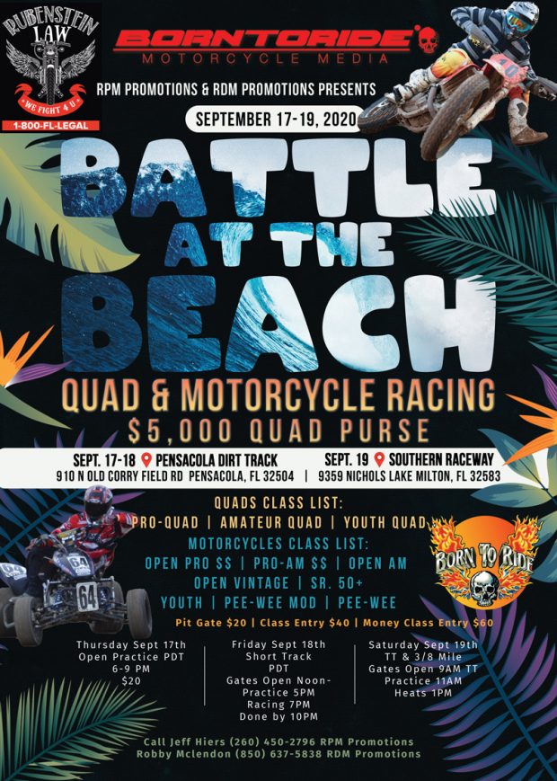 Battle at the Beach Quad & Motorcycle Racing