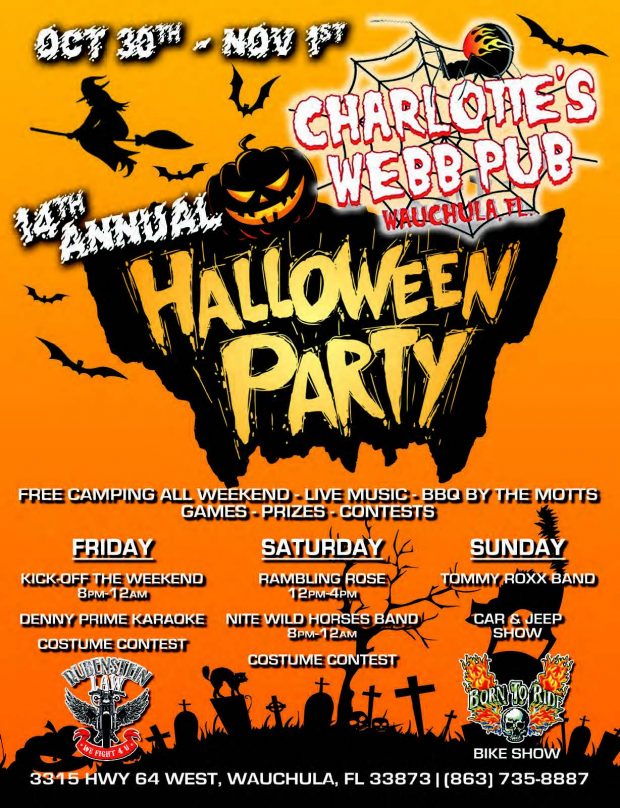 14th Annual Halloween Party at Charlotte’s Webb Pubb