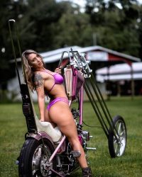 Born To Ride Babe of the week - Angela tilley