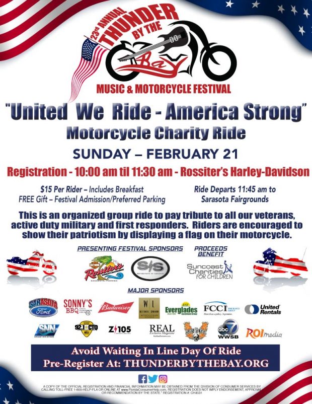 United We Ride – America Strong Motorcycle Charity Ride