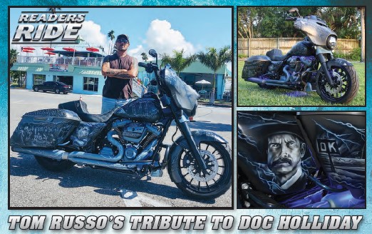 READER’S RIDE – LUNGER, Tom Russo’s Motorcycle Tribute to Doc Holliday