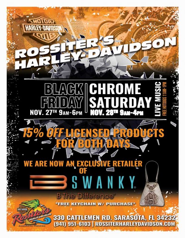 Rossiter’s Harley-Davidson Black Friday/Chrome Saturday