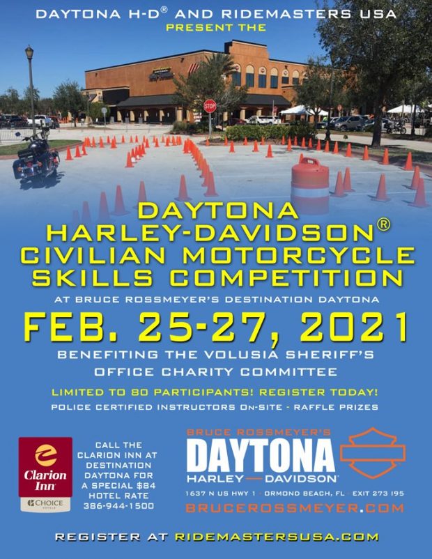 Daytona H-D Civilian Motorcycle Skills Competition