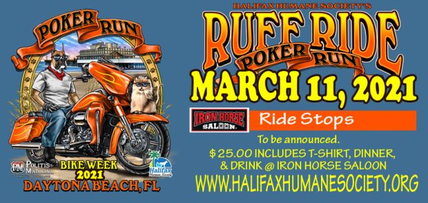 Ruff Ride Poker Run Bike Week 2021