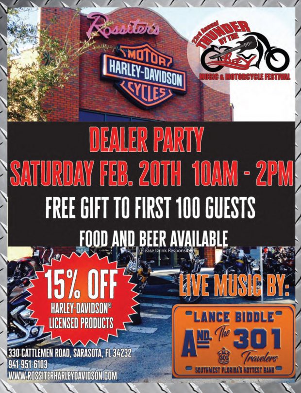 Rossiter’s Harley-Davidson Dealer Party