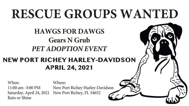 Hawgs For Dawgs Gears N Grub Pet Adoption Event