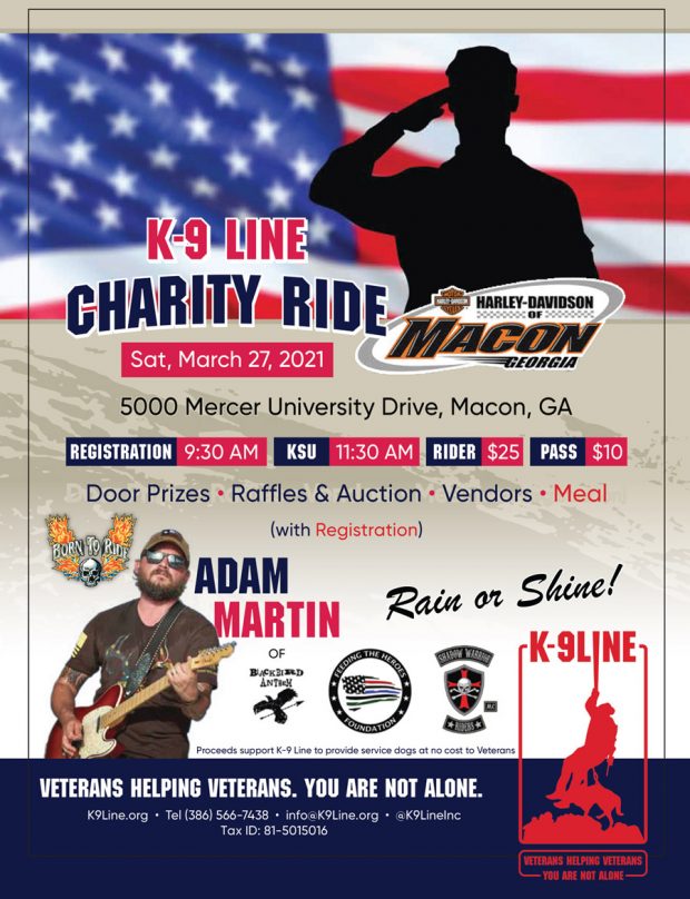 K-9 Charity Ride at Harley-Davidson of Macon