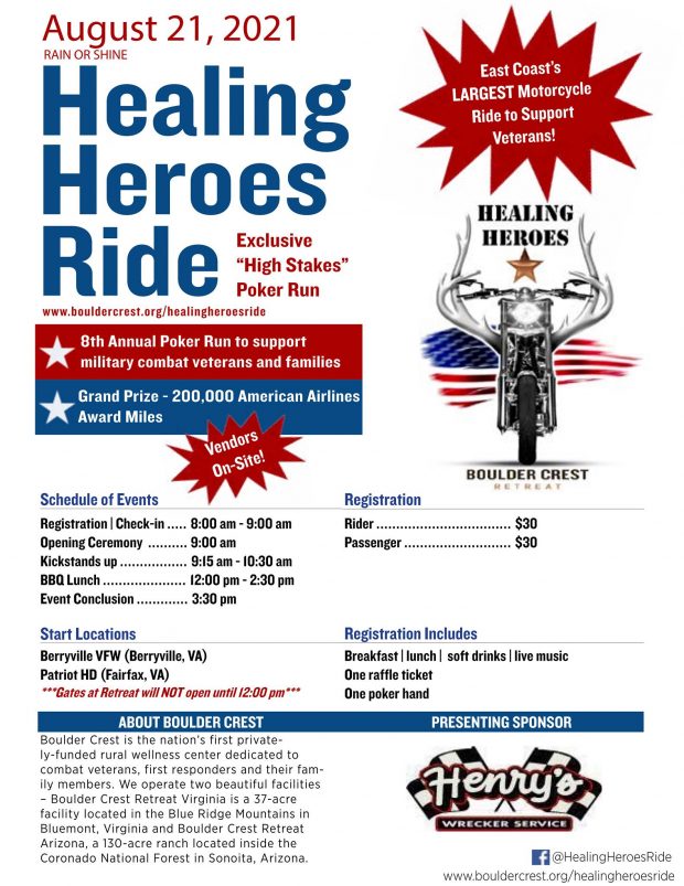 8th Annual Healing Heroes Ride
