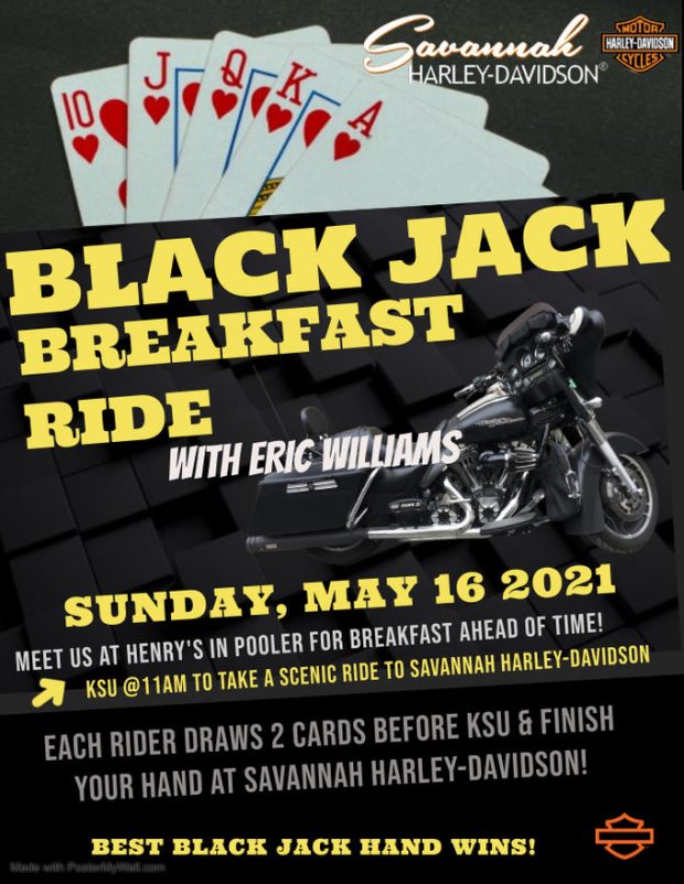 Black Jack Breakfast Ride With Eric Williams