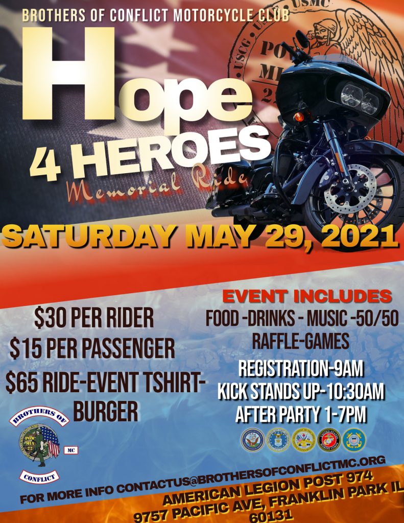 Hope 4 Heroes Memorial Ride 