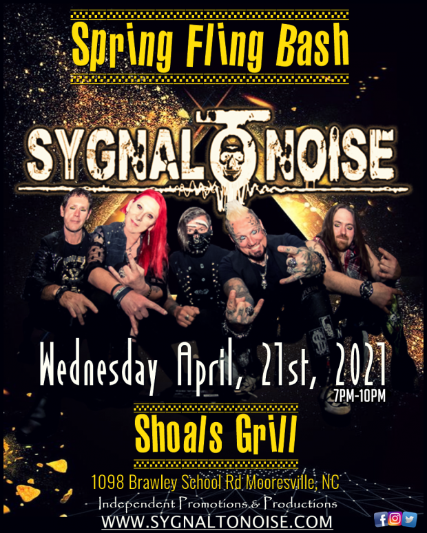 Spring Fling and Bike Night at Shoals with Sygnal To Noise