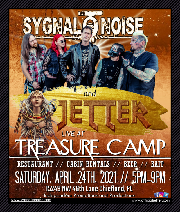 Bike Night at Treasure Camp with Sygnal To Noise and Jetter