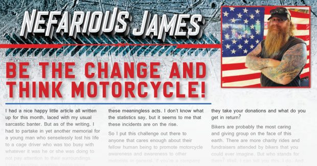 BE the Change and Think Motorcycle!