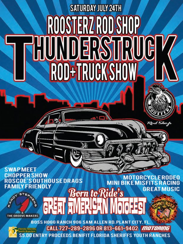 Roosterz Rod Shop Thunderstruck Rod + Truck Show