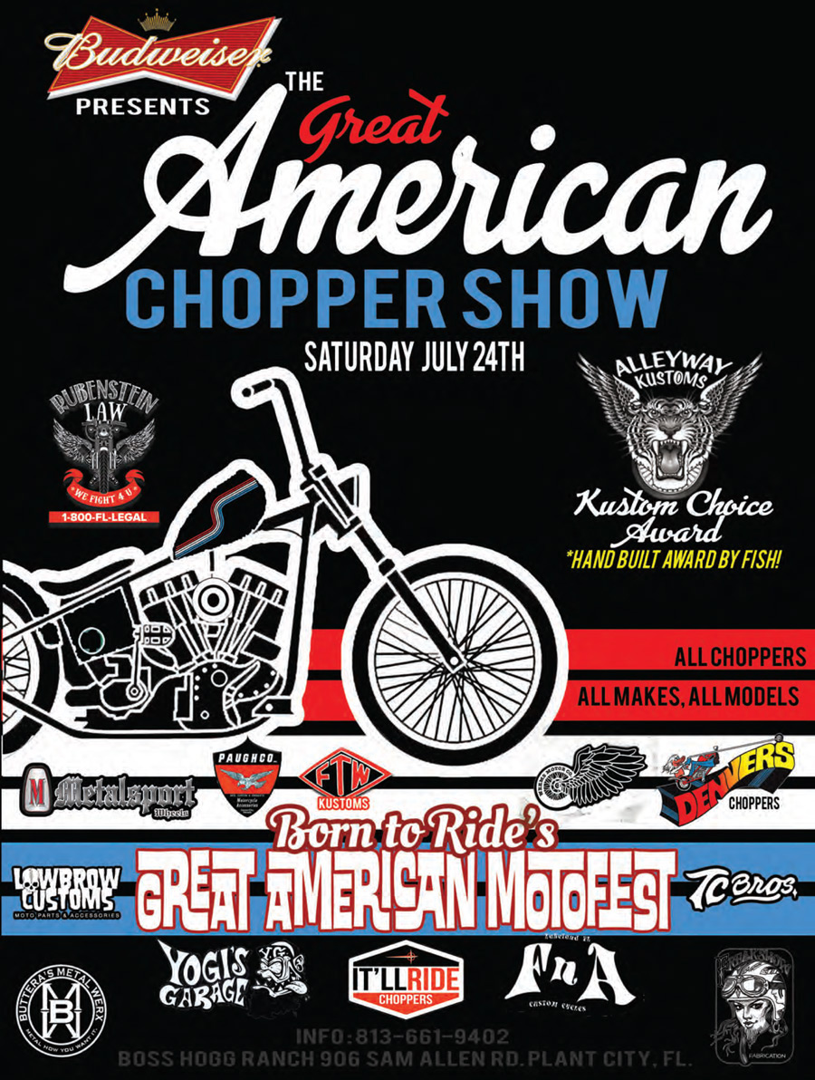 The Great American Chopper Show | Born To Ride Motorcycle Magazine ...