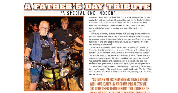 A FATHER’S DAY TRIBUTE – “A SPECIAL ONE INDEED”