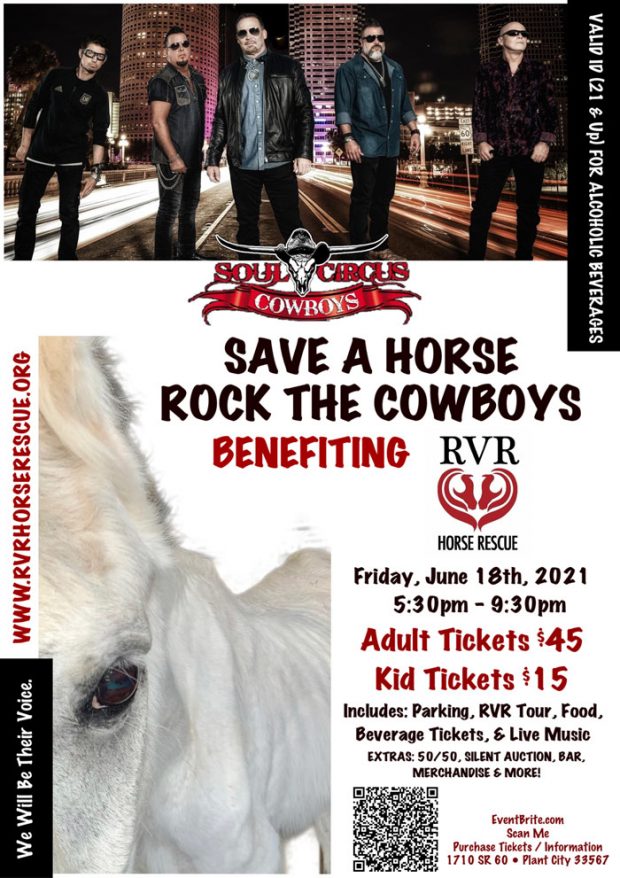 RVR Horse Rescue Hosts Soul Circus Cowboys at Benefit Event