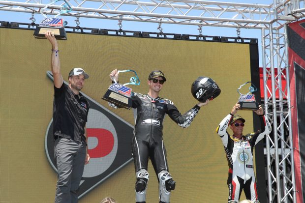 FACTORY H-D RIDER KYLE WYMAN WINS KING OF BAGGERS RACE AND CHAMPIONSHIP