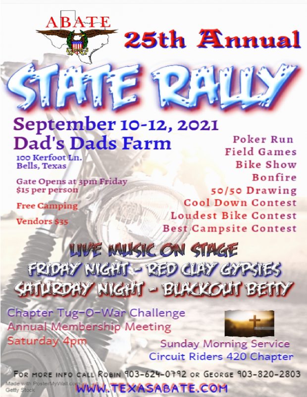 Texas ABATE 2th Annual State Rally