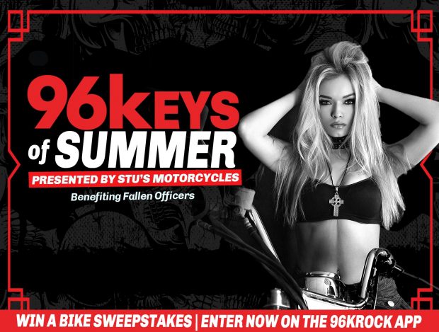 96K-Rock and Stu’s Motorcycles Present 96 Keys of Summer