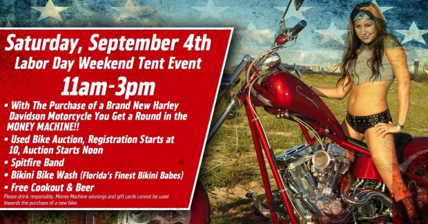 Labor day weekend tent event