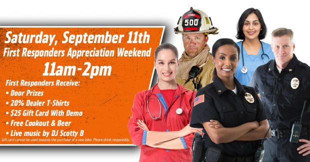 First responders Appreciation Weekend