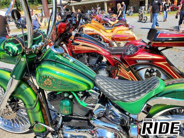 Dave Perewitz Custom Motorcycle Paint Show at the Cherokee Blue Ridge Run 2021