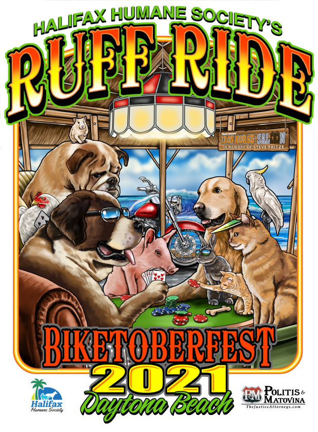 Ruff Ride Poker Run Biketoberfest 2021 Born To Ride Motorcycle