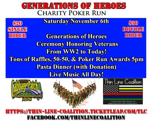 GENERATIONS OF HEROES POKER CHIP RUN AND FESTIVAL