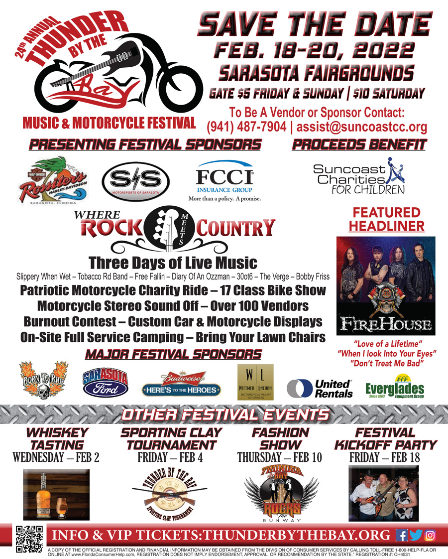 24TH ANNUAL THUNDER BY THE BAY MUSIC & MOTORCYCLE FESTIVAL & CHOPPERTOWN LIVE