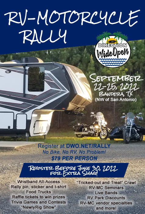 Direction Wide Open RV & Motorcycle 2022 Rally