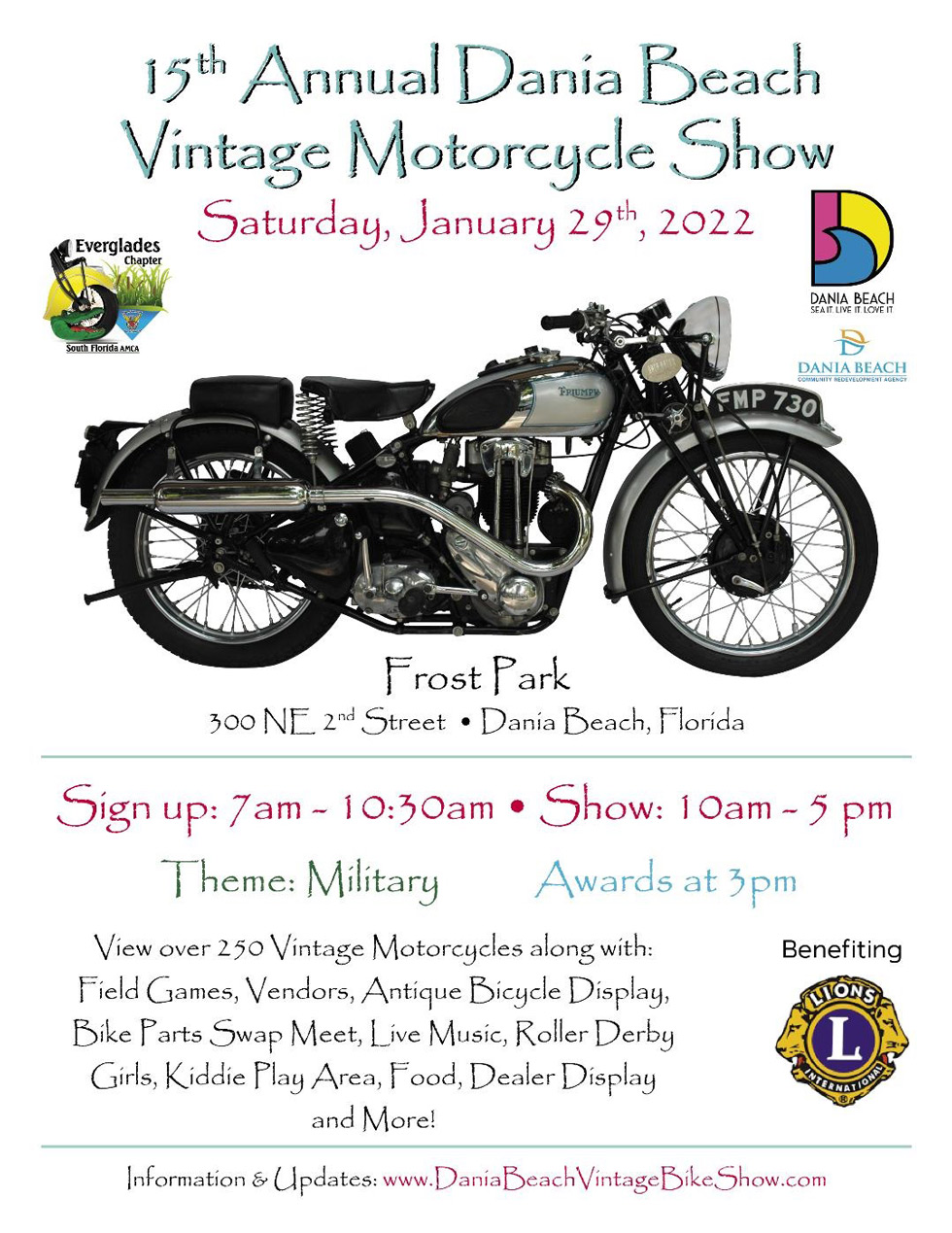 15th Annual Dania Beach Vintage Motorcycle Show