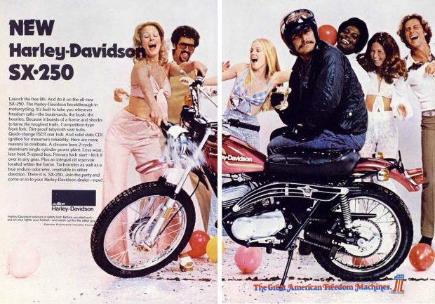 25 Vintage Motorcycle Ads