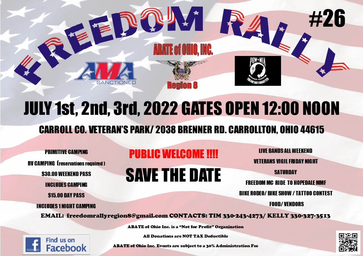 ABATE of Ohio Region 8 Freedom Rally #26