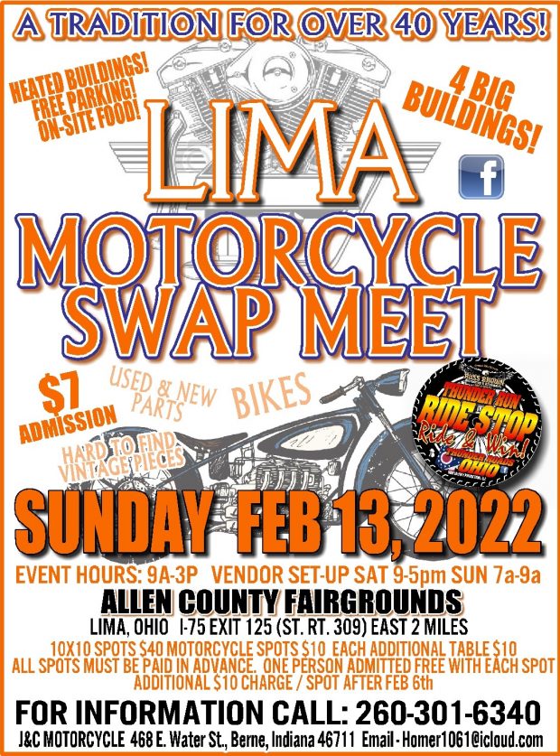 Lima , Ohio Motorcycle Swap Meet Born To Ride Motorcycle Magazine