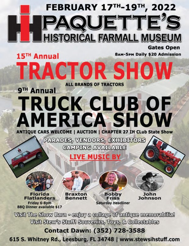 15th Annual Tractor Show – 8th Annual Truck Club of America Show