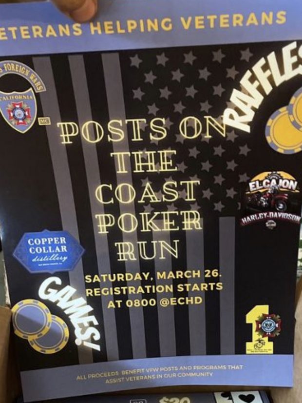 Posts on the Coasts San Diego Poker Run