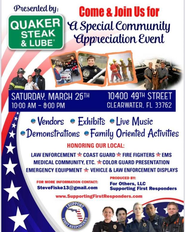 First Responders and community Appreciation Day