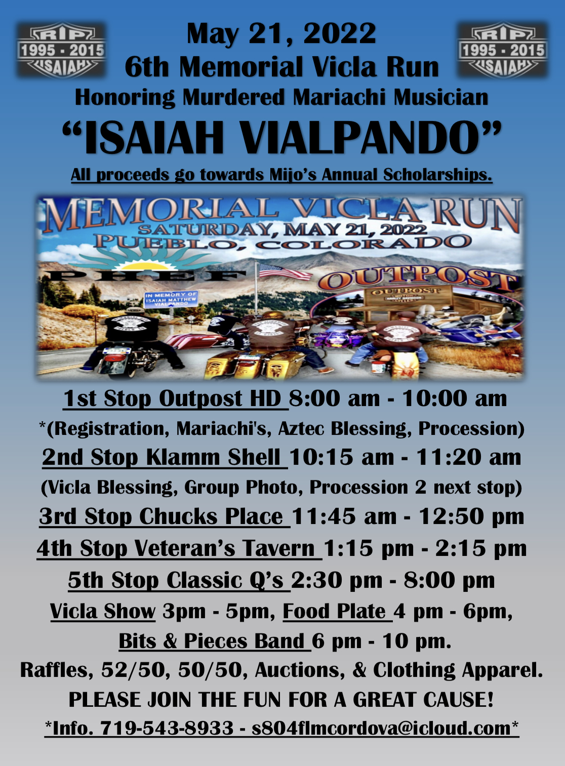 Isaiah Vialpando Memorial Vicla Run in Pueblo, Colorado