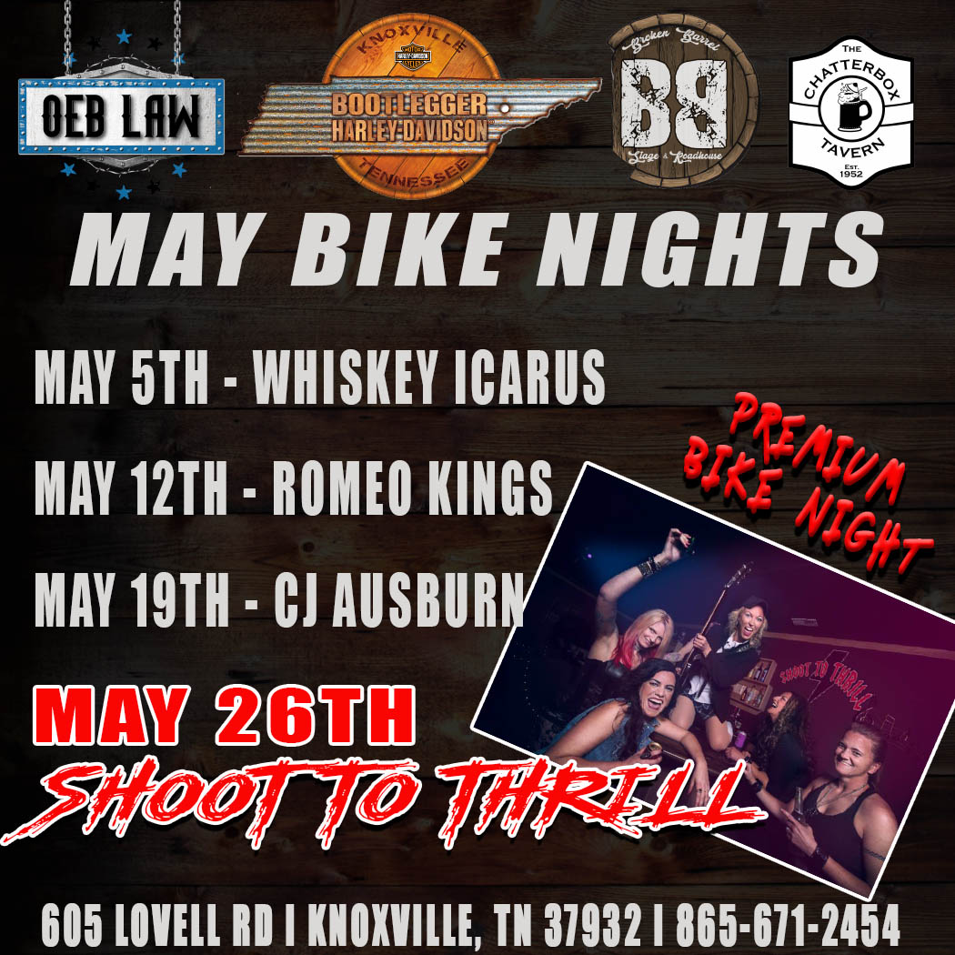 May Bike Nights at Bootlegger Haryley-Davidson
