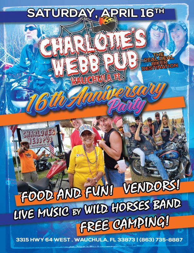 Charlottes Webb Pub 16th Anniversary Party