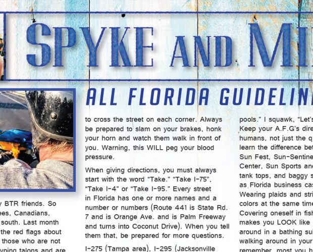 All Florida Guidelines – Spyke and Mike