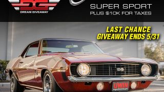 ENDS SOON! Double Tickets To Score This 1969 Camaro Super Sport!