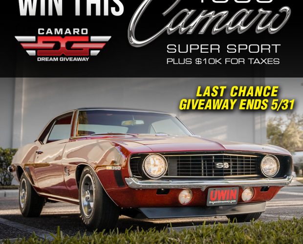 ENDS SOON! Double Tickets To Score This 1969 Camaro Super Sport!