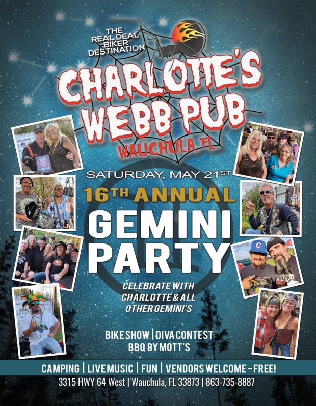 Charlotte’s Webb Pub 16th Annual Gemini Party