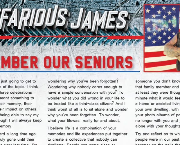 REMEMBER OUR SENIORS – Nefariuos James