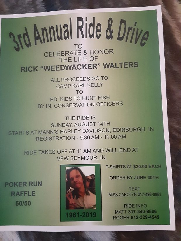 Rick walters memorial ride and drive